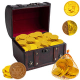Fruidles Coins in Mesh Bags, 10 Half-Dollar Gold Coins, 18oz (12 Mesh Bags)