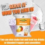 Fusion Select 2.2lb Lychee Tea Powder Flavored-3-in-1 Drink Powder with Cream & Sugar - Instant Pre-Mixed Beverage for Hot or Cold Blends or Yummy