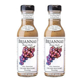 BRIANNAS - Home Style New American Creamy Balsamic Dressing - Fine Salad Dressing made with Premium Ingredients - Gluten Free Dressing - 12 oz