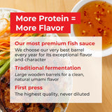 Red Boat Fish Sauce, Hardwood Smoked | Premium 50°N fish sauce sustainably made with just two ingredients in Vietnam | Higher Protein For Exceptional