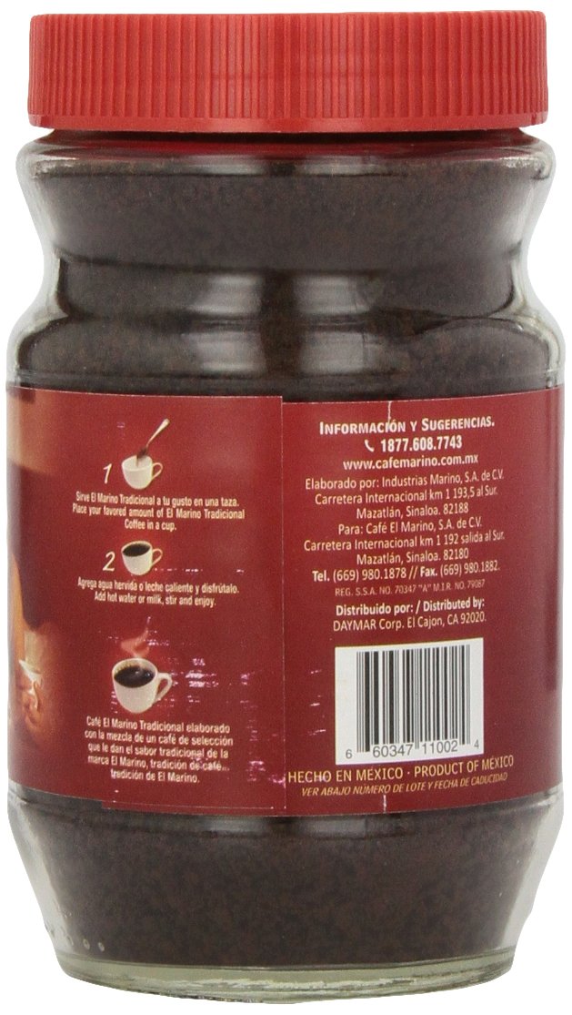 Café El Marino, Instant Coffee, 7.05 Ounce