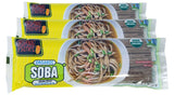 Organic Soba Noodles, Made with Wheat & Buckwheat, Dried Asian Pasta, Quick Cooking, Non-GMO, 8 oz (3 pack)