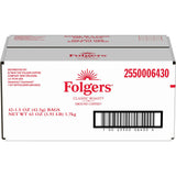 Folgers Classic Roast Medium Roast Ground Coffee, 42-1.5 Ounce Fraction Packets, frac Packs