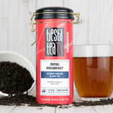 Tiesta Tea - Royal Breakfast, Loose Leaf, Classic English Black Tea, Premium High Caffeine Hot & Iced Blend, Brews Up to 50 Cups, 4oz Refillable Tin