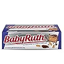 Baby Ruth, Chocolatey, Peanut, Caramel, Nougat, Full Size Individually Wrapped Candy Bars, 1.9 oz each, Bulk 24 Pack