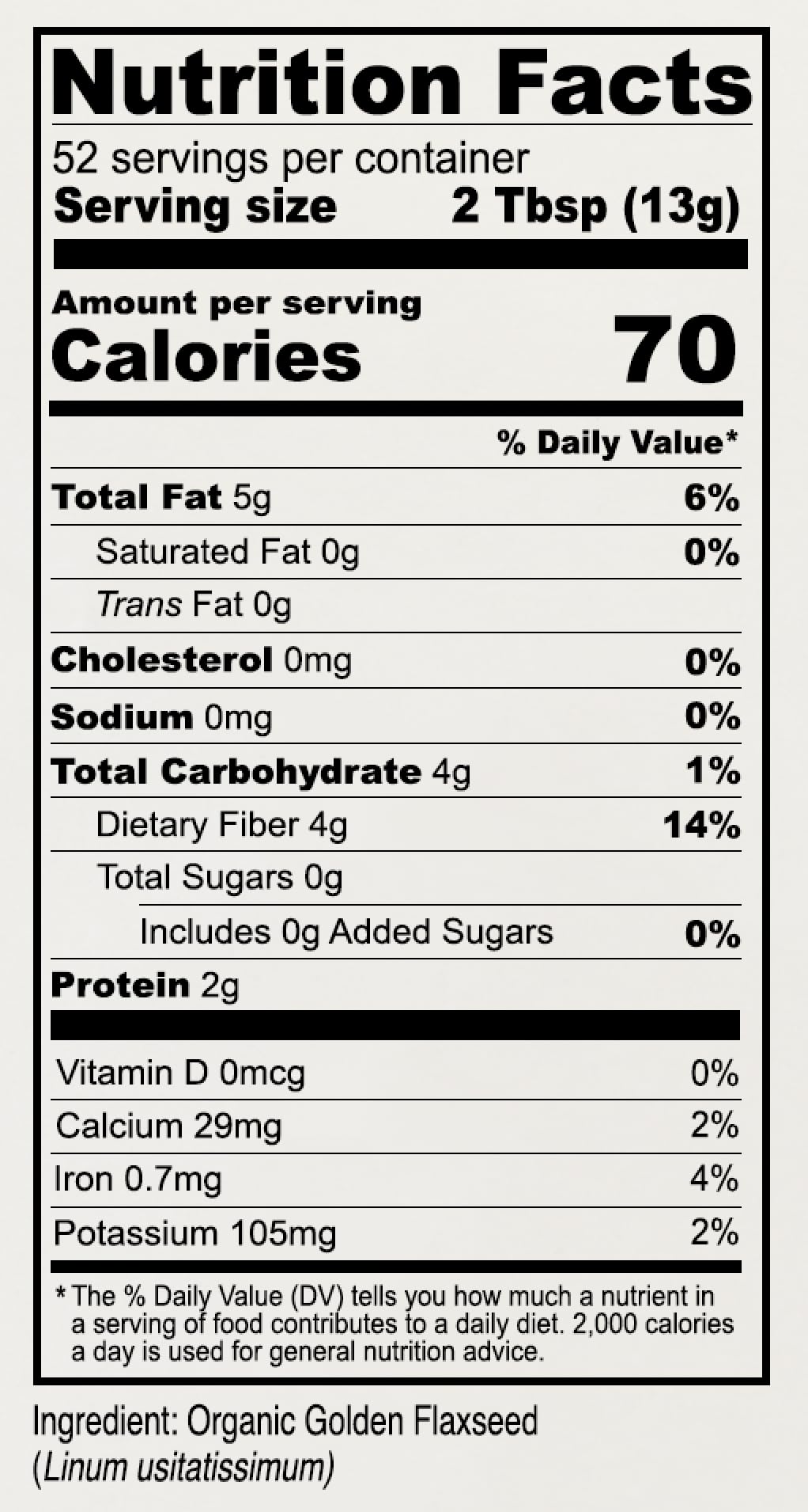 Anthony's Organic Golden Flaxseed Meal, 1.5 lb, Gluten Free, Non-GMO, Vegan, Ground Golden Flaxseed