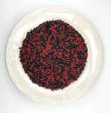 Red and Black Sprinkles for Cake, Cupcake, Cookie Decorations, Ice Cream and Donut Toppings Edible Decorating Baking Supplies - 4 oz package mix
