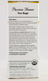 Celebration Herbals Passion Flower Tea Maracuja 24 Tea Bags