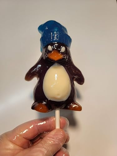 The Gummy Bear Guy (TM) | Gigantic Gummy Peachy Penguin (TM) (w/Cherry Toboggan)