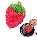 Strawberry Dish Scrubber Non Scratch Dish Washing Scrubbers Reusable Household Cleaning Kitchen Tools for Dishwashing Washing Dishes Cookware Tubs