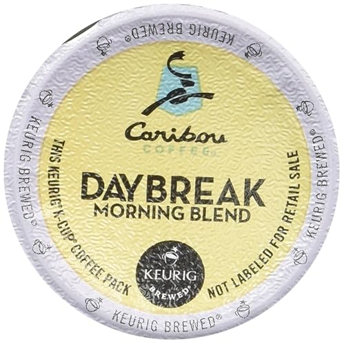 Caribou Daybreak Morning Blend Coffee Keurig K-Cups, 18 Count