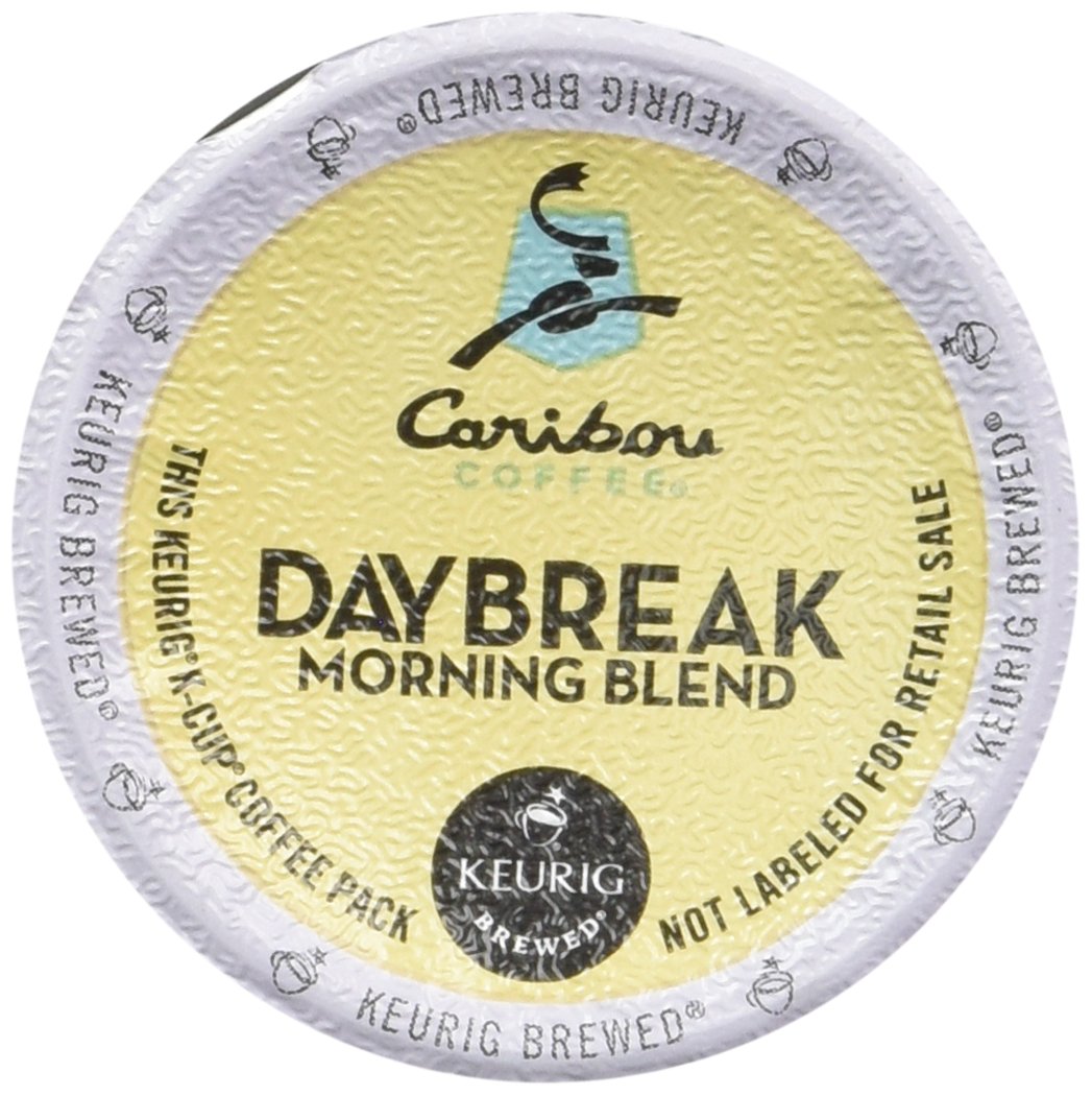 Caribou Daybreak Morning Blend Coffee Keurig K-Cups, 18 Count
