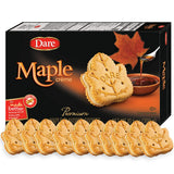 Dare Maple Leaf Crème Cookies - Classic Canadian Cookie Made with Real Maple Syrup, Peanut Free - 10.6 Ounces