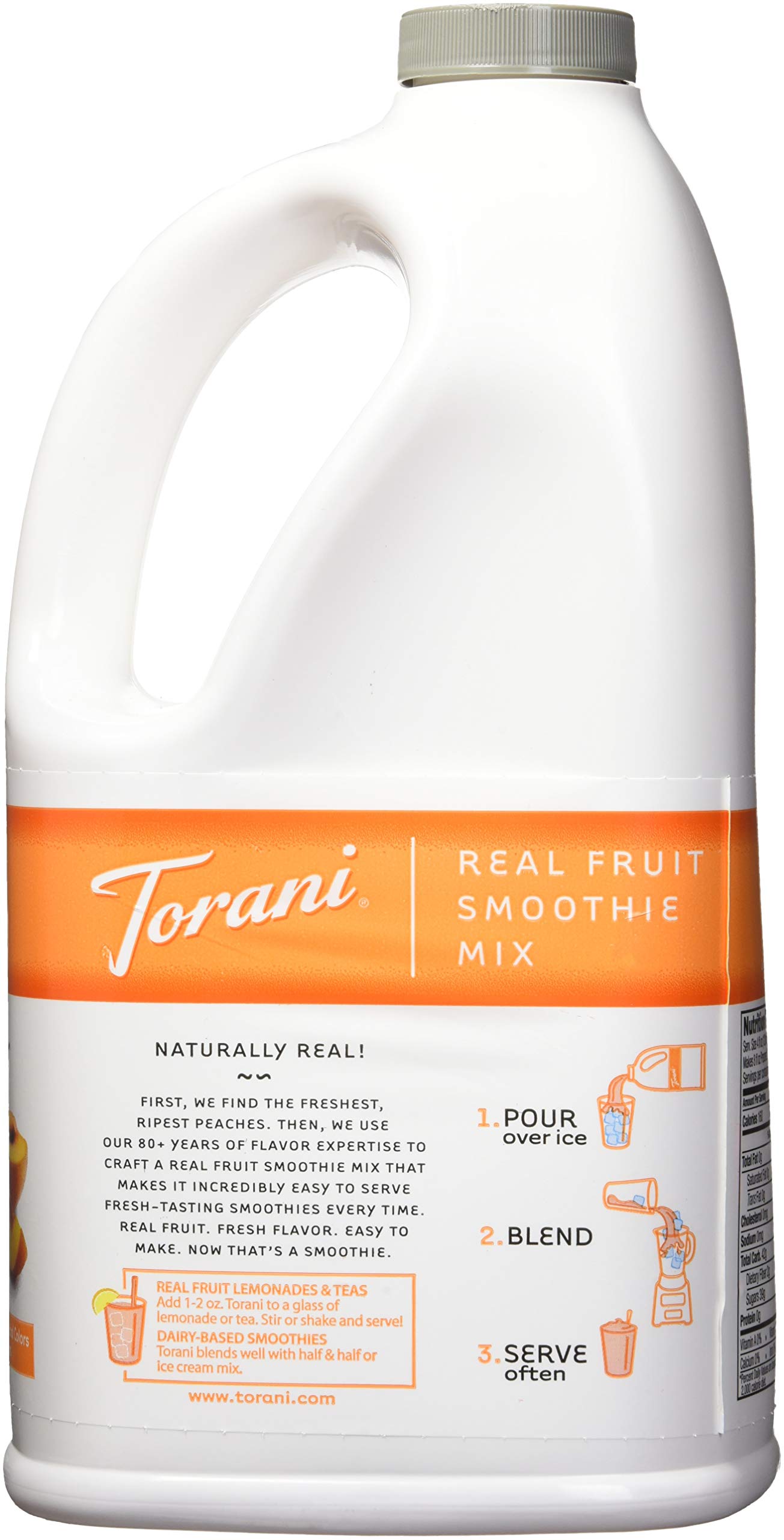 Torani Real Fruit Smoothie Peach Mix