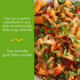 Miracle Noodle Fettuccine Konjac Shirataki Noodles - Plant Based, Keto, Vegan, Gluten & Soy Free, Low in Carbs & Calories, Non-GMO, Paleo - 7 Oz