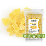 Premium Dried Pineapple Chunks 16oz | Non-GMO, Batch Tested Gluten & Peanut Free | Ethically Sourced for Guilt-Free Snacking | Fresh, Crispy