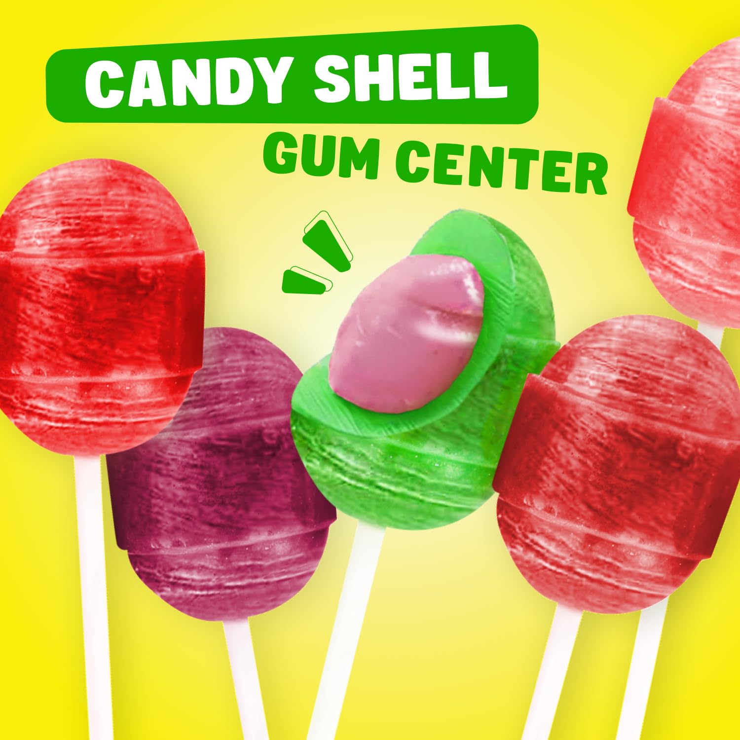 Charms Blow Pops with Bubble Gum Center 1 lb - Blow Pop Asst Bulk, Individually Wrapped (23 Pieces), Fruit Flavors