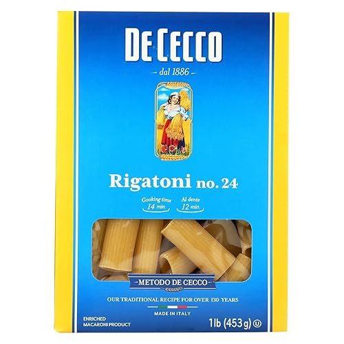 De Cecco Pasta Pasta, Rigatoni - (Case of 12-16 oz) 12