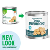 Amazon Grocery, Whole Mushrooms, 6.5 Oz (Previously Amazon Fresh Packaging May Vary)