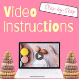 Macalicious Macaron Baking Mix - DIY Bake Your Own French Macarons Kit -Includes All Dry Ingredients, Pastry Bags with Piping Tip, Template, and Detailed Instructions - Great activity for Kids & Adults