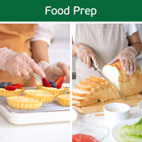 TenderGentle Vinyl Disposable Gloves for Cooking and Food Prep - Case of 1000 Clear Large Latex Free Disposable Gloves - Food Safe for BBQ, Cooking