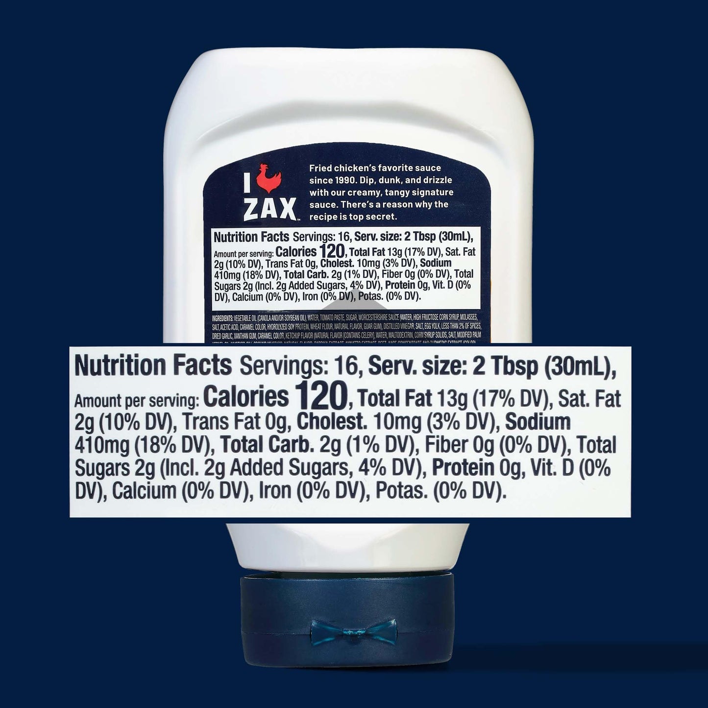 Zaxbys Zax Sauce, Burger Sauce, Barbecue Sauce, Special Sauce, BBQ Sauce, Secret Recipe for Chicken Dipping, Steak, Burgers, Fry Sauce - 16 fl oz