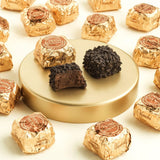 Venchi Chocoviar Crema Cacao 15-Piece Elegant Gift Box - Creamy Cocoa Filling with Piedmont Hazelnut, Milk Chocolate Shell, Dark Chocolate Coating
