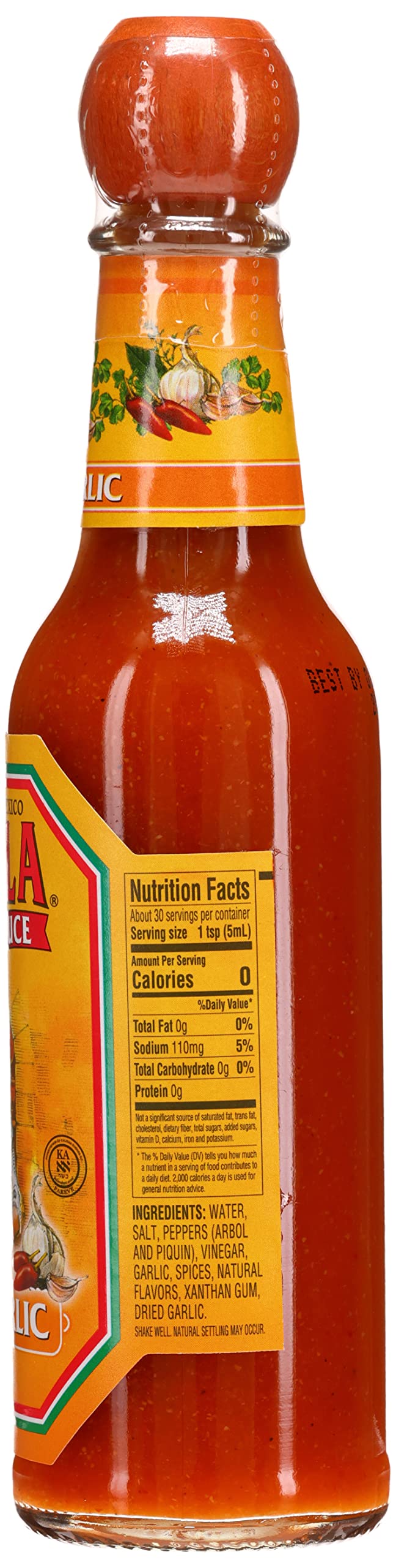 Cholula Chili Garlic Hot Sauce, 5 Fl Oz (Pack of 6)