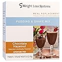 Weight Loss Systems Pudding and Shake Aspartame Free - Chocolate Hazelnut (7/Box) - High Protein - Low Calorie - Low Fat - Low Carb