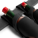Hide & Drink, Set of 2 Hot Sauce Holsters 5oz & 2oz Bottle Belt Sheath, Compatible with Tobasco Cholulah Sriracha Hot Sauce, Bottle Holder, Full Grain