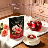 Organic Hibiscus Tea Bags | Caffeine-Free | Rich in Natural Antioxidants | Non-GMO & Vegan | Sourced from Select Hibiscus Flowers for a Vibrant