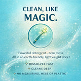 Rella Magical Laundry Detergent Sheets, 120 Loads | Dissolves Fast, Lifts Stains, Gentle on Skin | Heavy Jug Free, Plastic Free, Forever Chemical Free