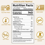 Iconic Protein Drinks, Chocolate Truffle (12 Pack) - Sugar Free & Low Carb - 20g Grass Fed Protein - Lactose Free, Gluten Free, Non-GMO, Kosher - Keto
