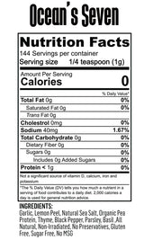 Spice Beast Ocean's Seven Protein Enhanced Seasoning Mix - Lemon Garlic - Low Sodium - No MSG
