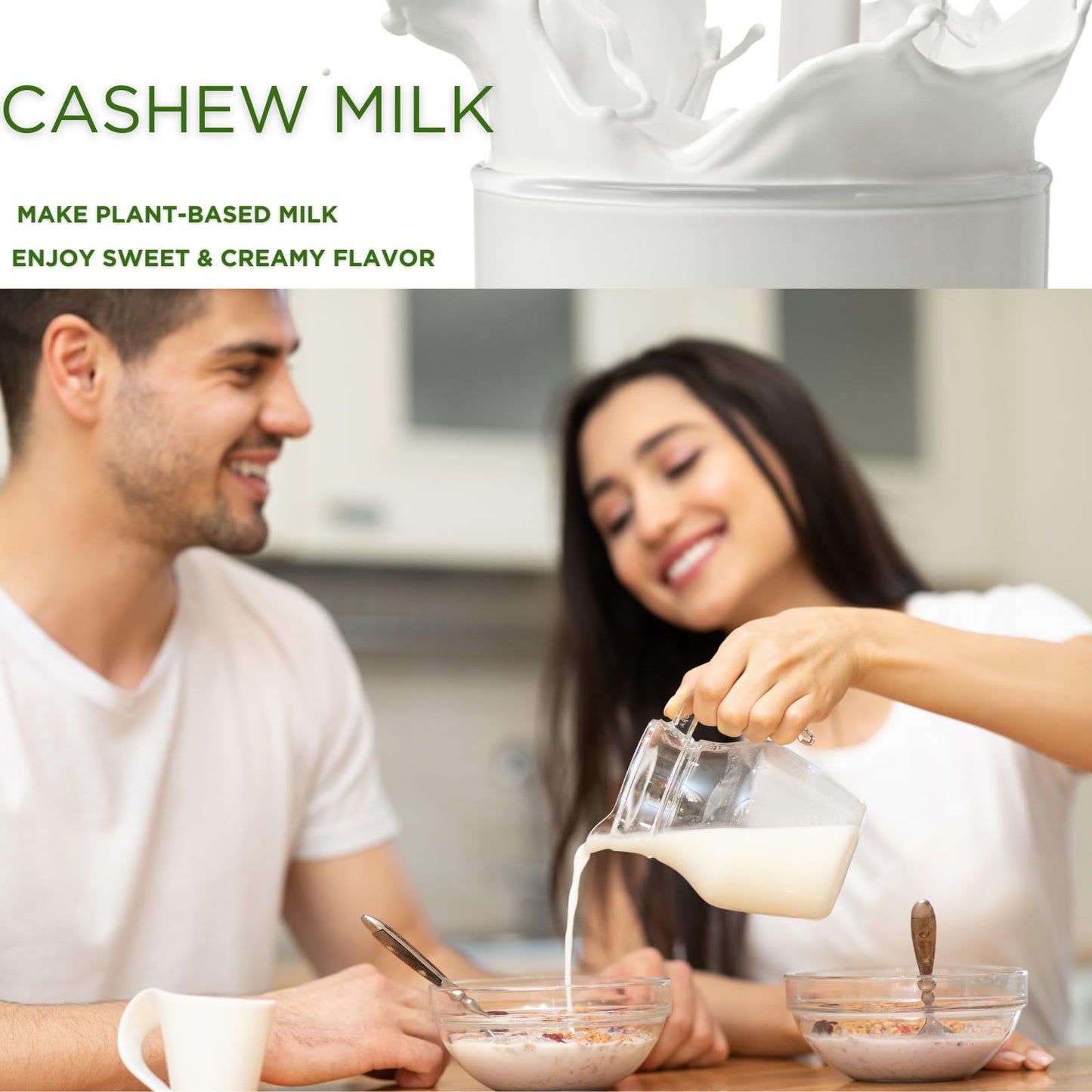 Raw Cashews Unsalted Whole (16 0z. / 1 lb) | Vegan Protein Snacks | Make Cashew Milk | Keto and Paleo Friendly Diet Snacks | Party Snacks | Healthy