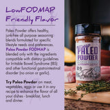 Paleo Powder Fodmap All Purpose Seasoning | The Original Low Fodmap Paleo Food Seasoning for All Paleo Diets | Certified Keto Food, Paleo, Whole 30