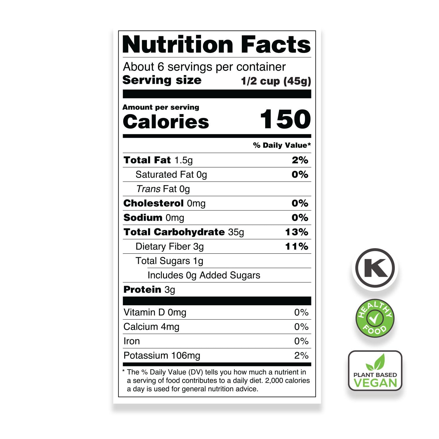 Ecoterra Brown Rice 16oz - Gluten-Free, Whole Grain - Non-GMO, Vegan - Healthy Side Dish & Perfect for Cooking