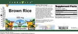 Brown Rice - 450 mg (100 Capsules, ZIN: 521310)