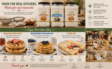 Crepe Mix, Easy Crepe Batter Mix for Sweet & Savory Crepes, Breakfast & Dessert Mix, by Dasher’s Spice & Beans, Bulk 5 lb Container