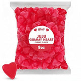 Fathers Day JuJu Cherry Hearts Gummy Candy, 8oz Pack of Fathers Day Candy Bulk, Ideal Candy for Classroom Parties and School Parties, Perfect Heart