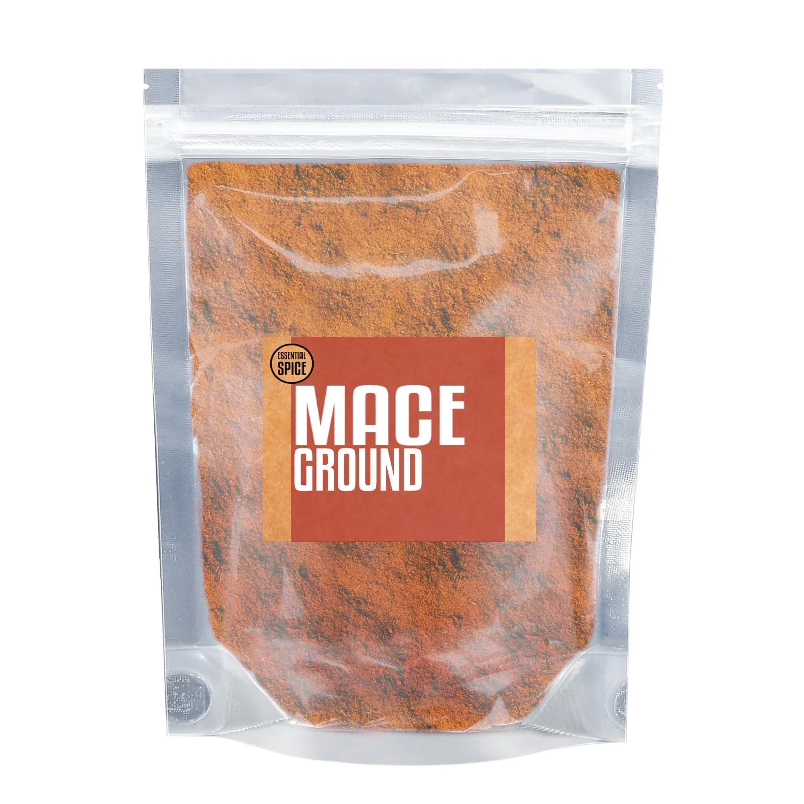 Essential Spice Ground Mace, 100 oz - Warm, Sweet & Aromatic Spice - Finely Ground from Mace Arils for Baking, Desserts, Sausages & Savory Dishes