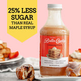 Uncle Bob's Butter Country Rich & Creamy Cinnamon Bun Flavored Buttermilk Syrup for Pancakes, Waffles, French Toast, & More, No Corn Syrup, Gluten