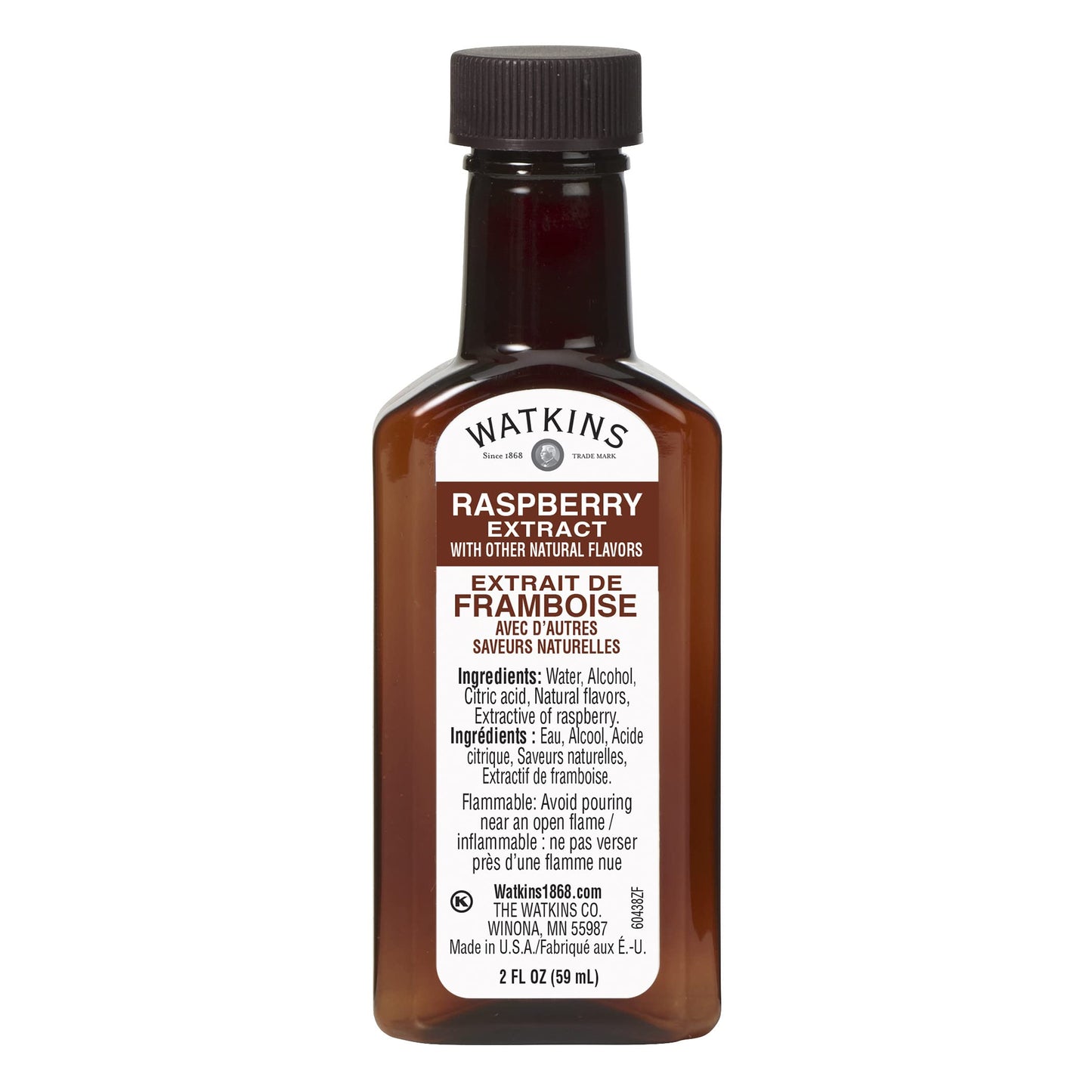 Watkins Raspberry Extract, 2 Fl. Oz., 1-Pack