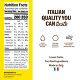 Brami Radiatori Italian Protein Pasta | Low Carb | High Fiber | High Protein | Keto | Non-GMO | Made in Italy | Dry Pasta | Semolina Pasta | Fortified