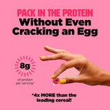 Three Wishes Grain-Free Protein Breakfast Cereal - 8g Protein and 3g Fiber - Healthy, Low Sugar Breakfast Cereal, Gluten Free, Vegan-Friendly, Non-GMO