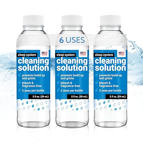 IMPRESA Sleep System Cleaning Solution Compatible with ChiliPad, OOLER & Dock Pro & Bed Cooling System Cleaner - 3-Pack, 2 Fl Oz - Unscented No-Mess