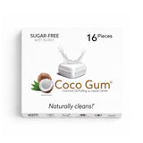 CocoGum - Mint Flavored chewing gum, Coconut Oil Pulling On the Go! Featuring a liquid center with MCT Oil that naturally whitens teeth, freshens