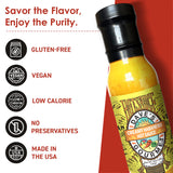 Dave's Gourmet Creamy Habanero Hot Sauce - Moderately Spicy Creamy Texture - Hot Sauce for Tacos, Grilled Meats, and Dips - Habanero Sauce With Red