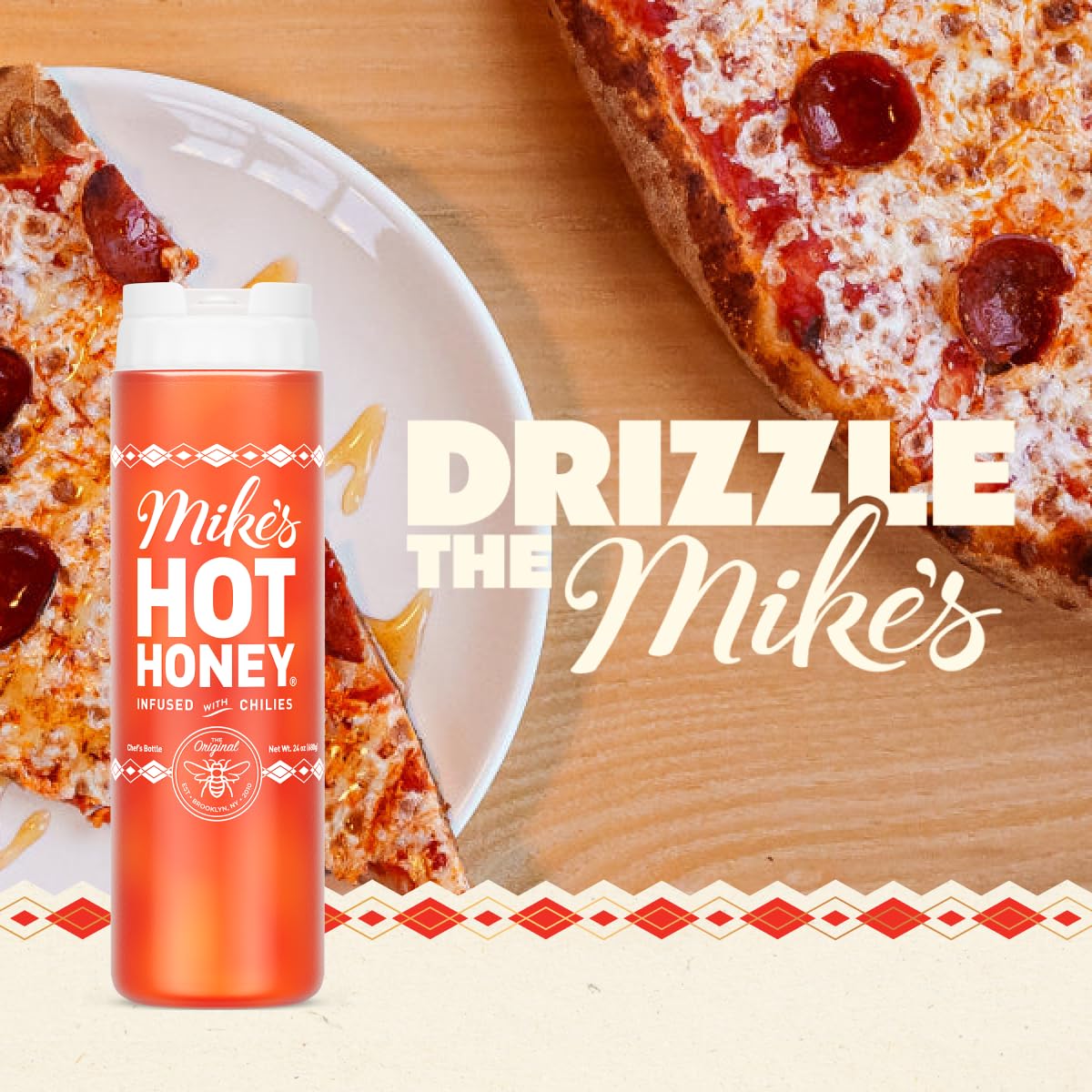 Mike's Hot Honey, America's #1 Brand of Hot Honey, Spicy Honey Infused with Chili Peppers, Gluten-Free, Paleo-Friendly, Sweet Heat, Perfect for Hot