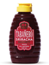 Tabañero Sriracha Honey Hot Sauce & Merch Sticker, All Natural, Sweet, 12oz